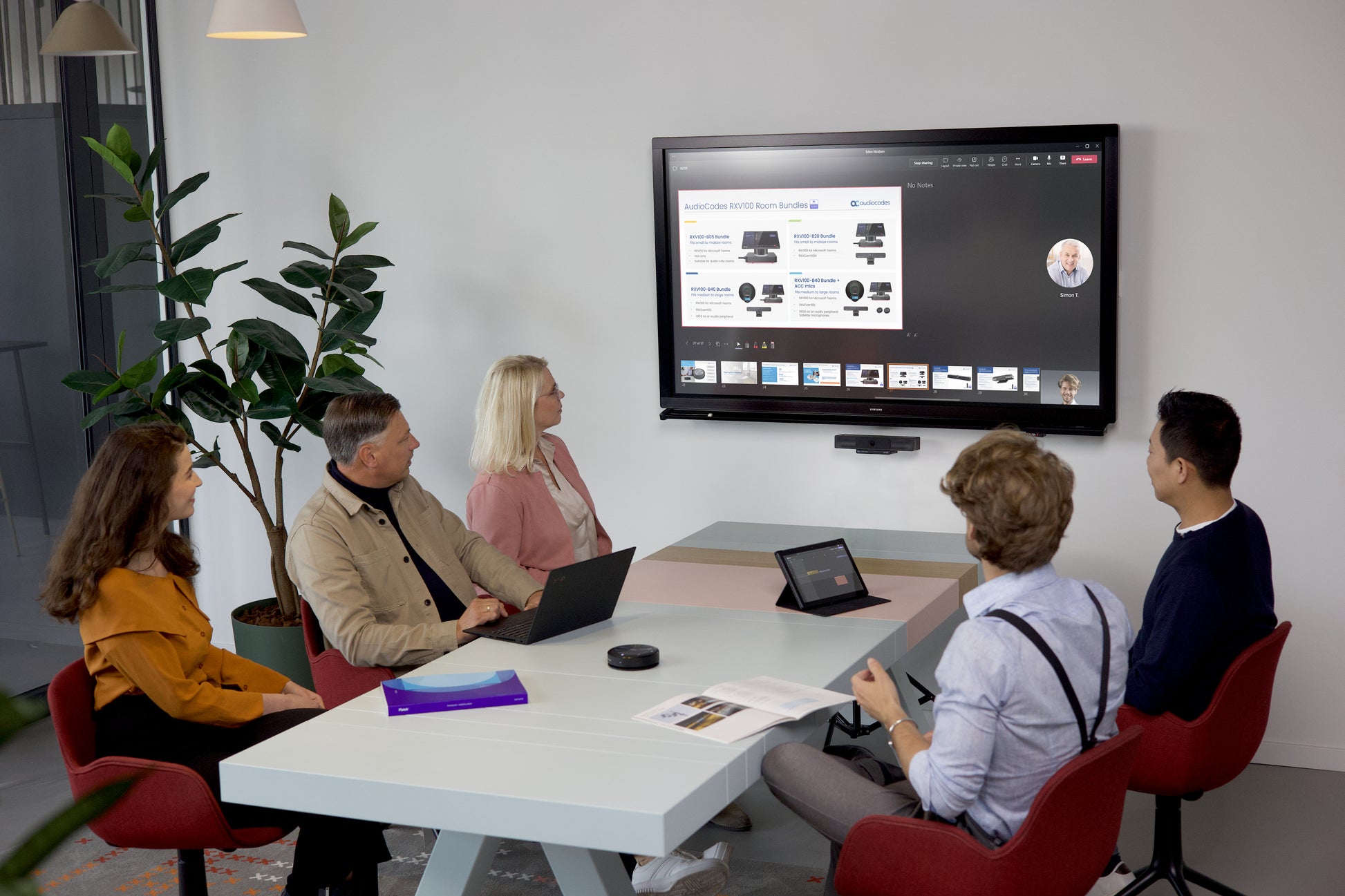 AudioCodes RXV100-B42 video conferencing system 16 person(s) Ethernet LAN Multimedia congress terminal
