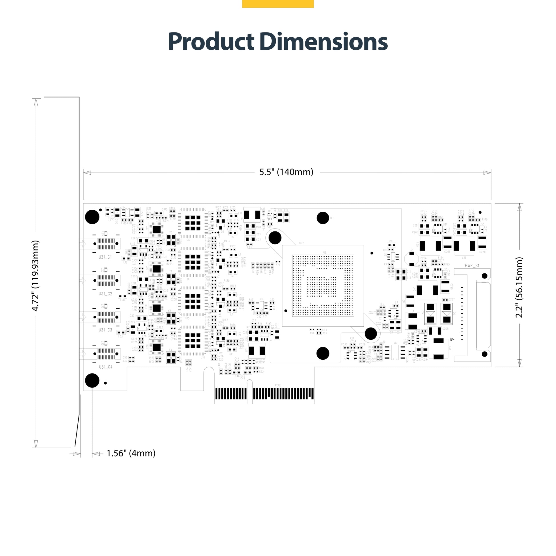 StarTech.com P10Q4C-USB-CARD-LP interface cards/adapter Internal USB 3.2 Gen 2 (3.1 Gen 2)