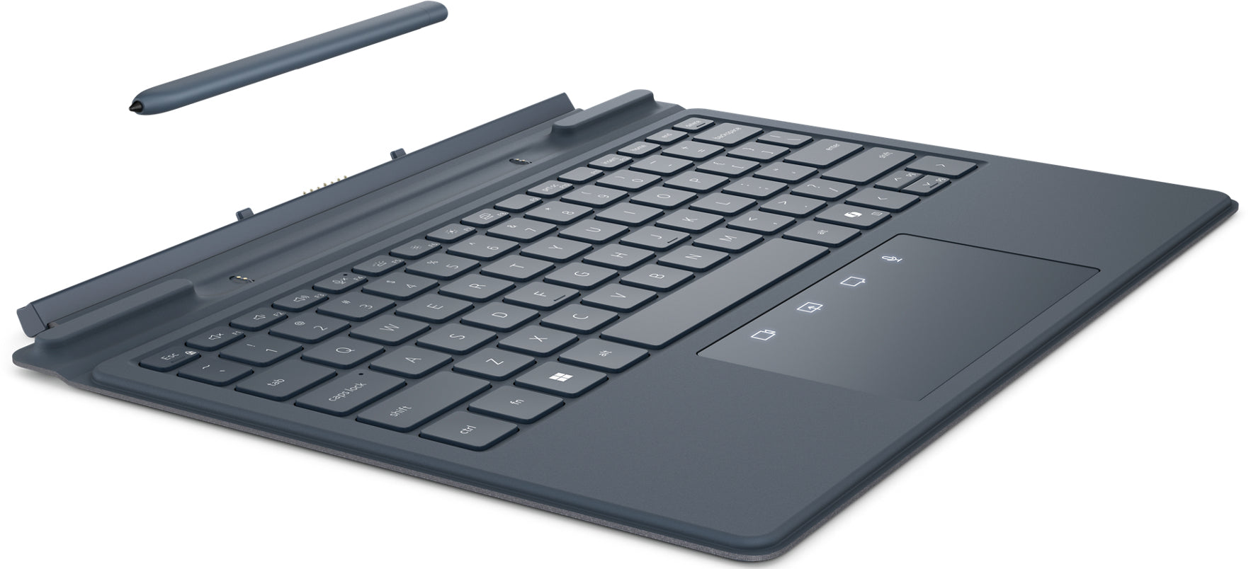 DELL K21MBRUS mobile device keyboard QWERTY US English Pogo Pin Black