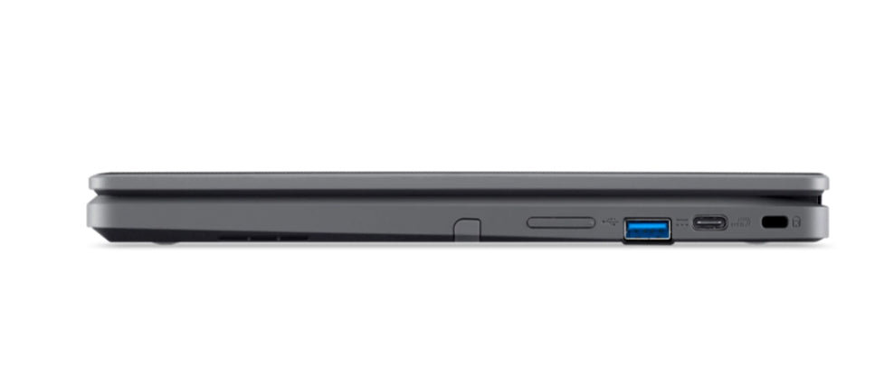 Acer Chromebook R756T-C9PBNA Intel® N N100 11.6" Touchscreen HD 8 GB LPDDR5-SDRAM 64 GB Flash Wi-Fi 6E (802.11ax) ChromeOS Black