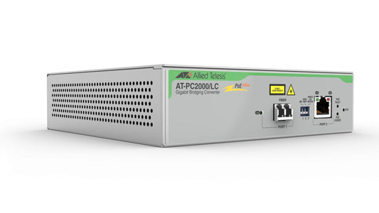 Allied Telesis AT-PC2000/LC-960 network media converter 1000 Mbit/s 850 nm Gray