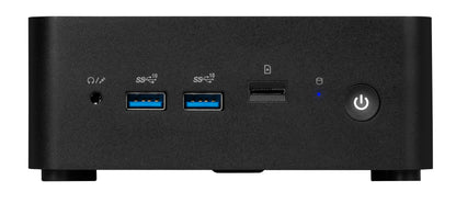 MSI Cubi NUC 13MQG-202BUS PC/workstation barebone 0.84L sized PC Black i7-1365U Intel SoC