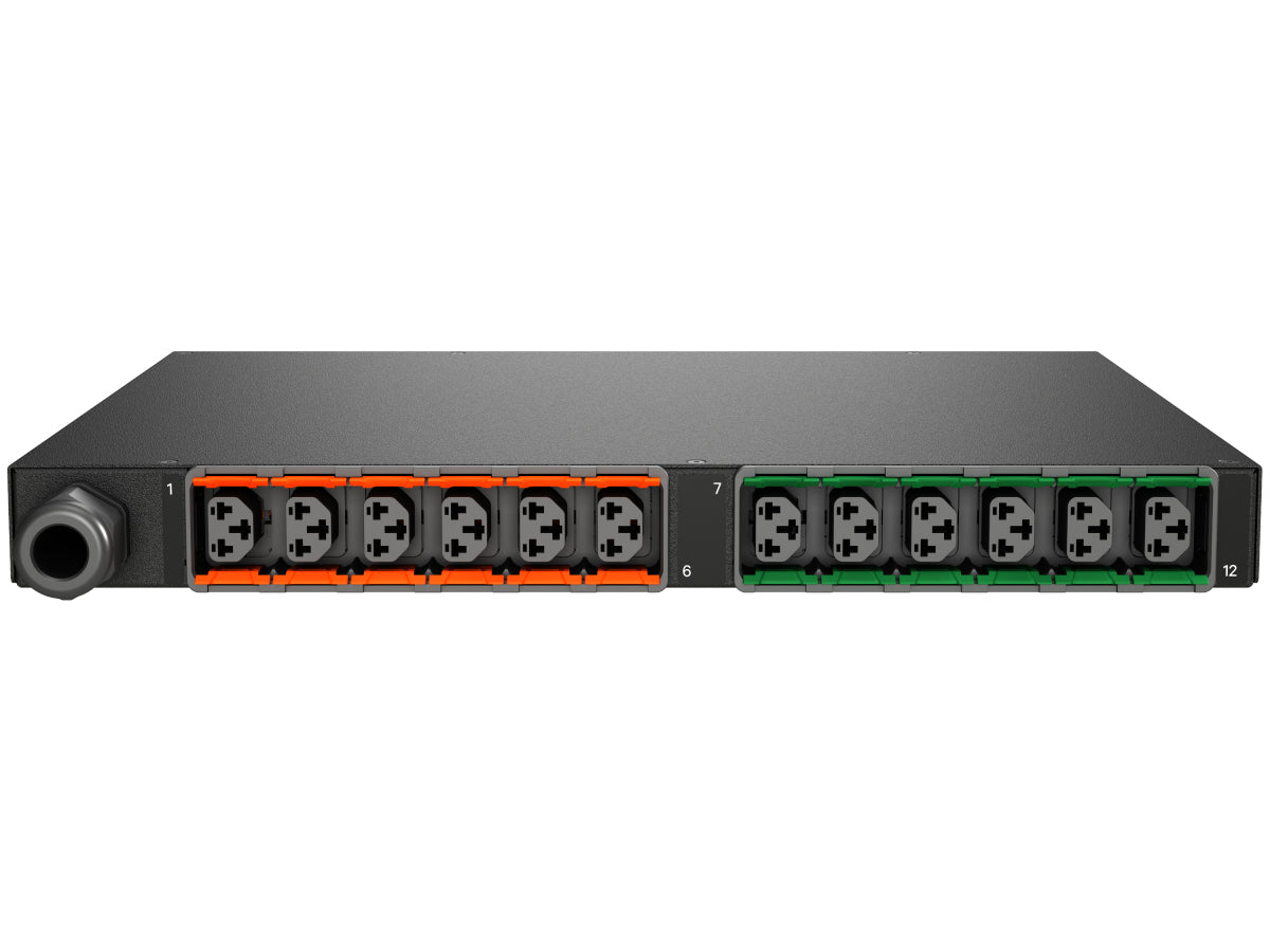 Vertiv Geist MNU5M1R6-12CF18-3TL6A0H10-S power distribution unit (PDU) 12 AC outlet(s) 0U Black