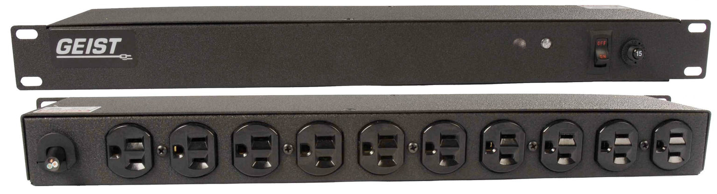 Vertiv Geist BR100-10 power distribution unit (PDU) 12 AC outlet(s) 0U Black