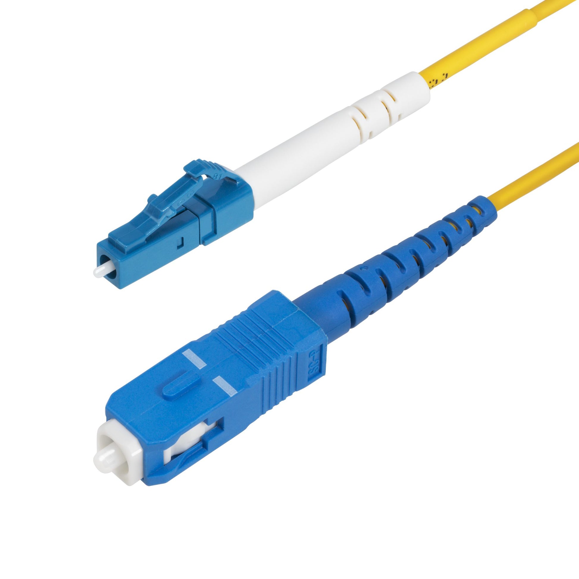 StarTech.com SPSMLCSC-OS2-5M InfiniBand/fibre optic cable 196.9" (5 m) LC SC Yellow
