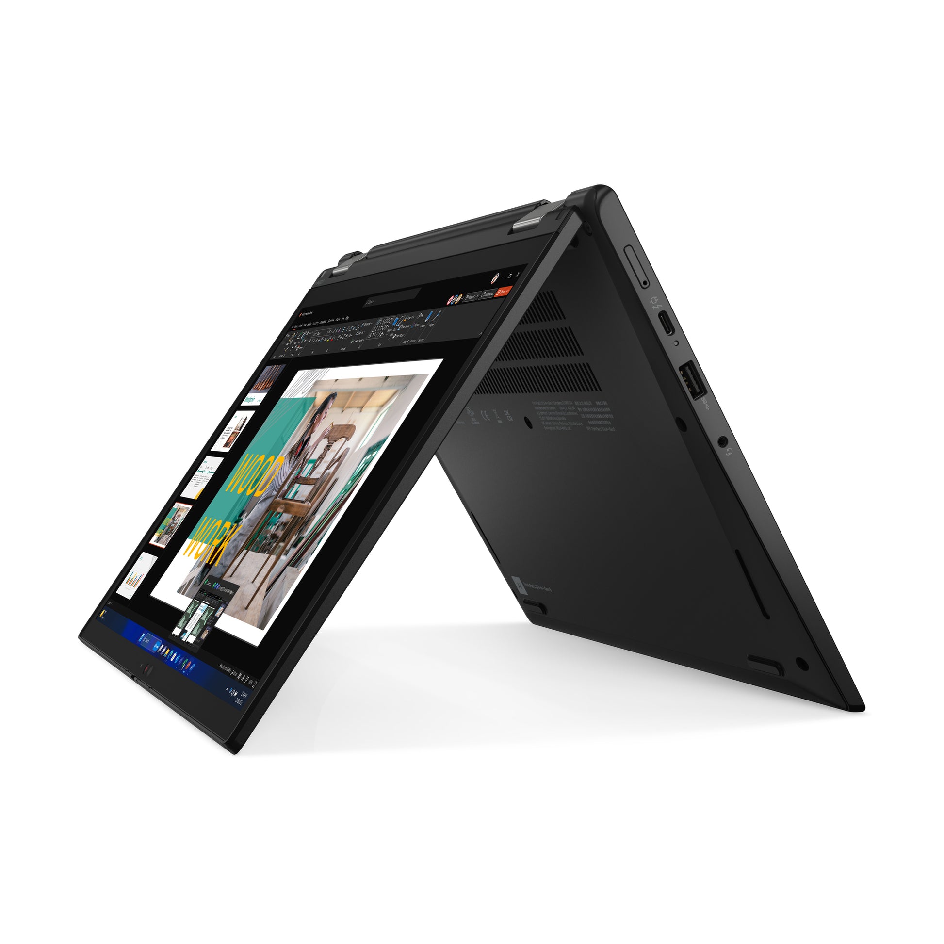 Lenovo ThinkPad L13 2-in-1 Gen 5 (Intel) Intel Core Ultra 5 135U Hybrid (2-in-1) 13.3" Touchscreen WUXGA 16 GB LPDDR5-SDRAM 256 GB SSD Wi-Fi 6E (802.11ax) Windows 11 Pro Black
