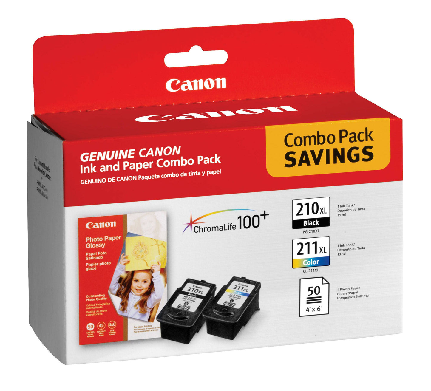 Canon PG-210 XL, CL-211 XL w, GP502 ink cartridge 2 pc(s) Original