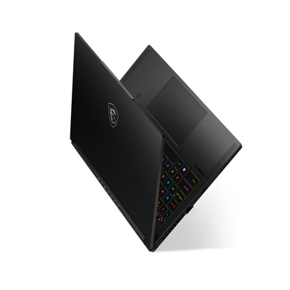 MSI STEALTH A18 AI+ A3XWJG-006US laptop Copilot+ PC AMD Ryzen AI 9 HX 370 18" UHD+ 64 GB DDR5-SDRAM 2 TB SSD NVIDIA GeForce RTX 5090 Wi-Fi 7 (802.11be) Windows 11 Home Black