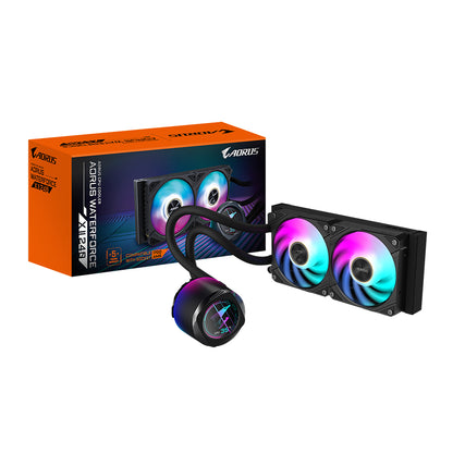 GIGABYTE AORUS WATERFORCE X II 240 Processor All-in-one liquid cooler 4.72" (12 cm) Black