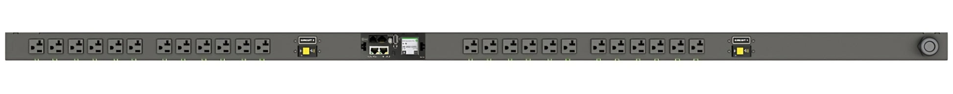 Vertiv Geist MNS5MGB1-24S203-3TL5A0A10-S power distribution unit (PDU) 24 AC outlet(s) Black