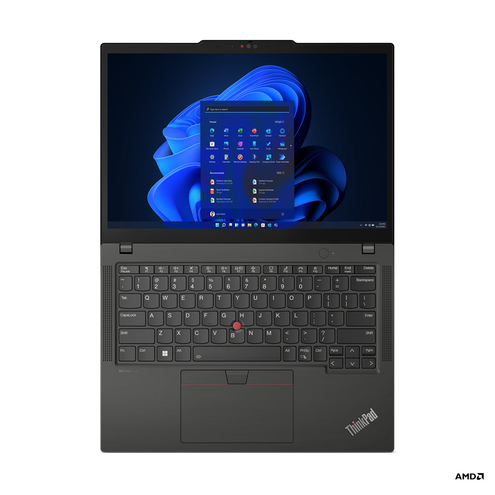 Lenovo ThinkPad X13 Gen 4 (AMD) AMD Ryzen™ 5 PRO 7540U Laptop 13.3" WUXGA 16 GB LPDDR5x-SDRAM 256 GB SSD Wi-Fi 6E (802.11ax) Windows 11 Pro US English Black