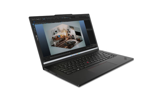 Lenovo ThinkPad P14s Gen 5 (Intel) Intel Core Ultra 7 155H Laptop 14.5" WQXGA 32 GB DDR5-SDRAM 512 GB SSD Wi-Fi 6E (802.11ax) Windows 11 Pro English Black