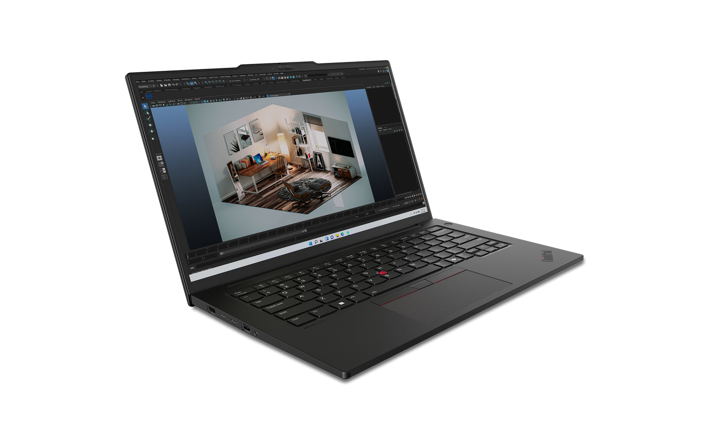Lenovo ThinkPad P14s Gen 5 (Intel) Intel Core Ultra 5 135H Laptop 14.5" WUXGA 32 GB DDR5-SDRAM 1 TB SSD NVIDIA RTX 500 Ada Wi-Fi 6E (802.11ax) Windows 11 Pro English Black