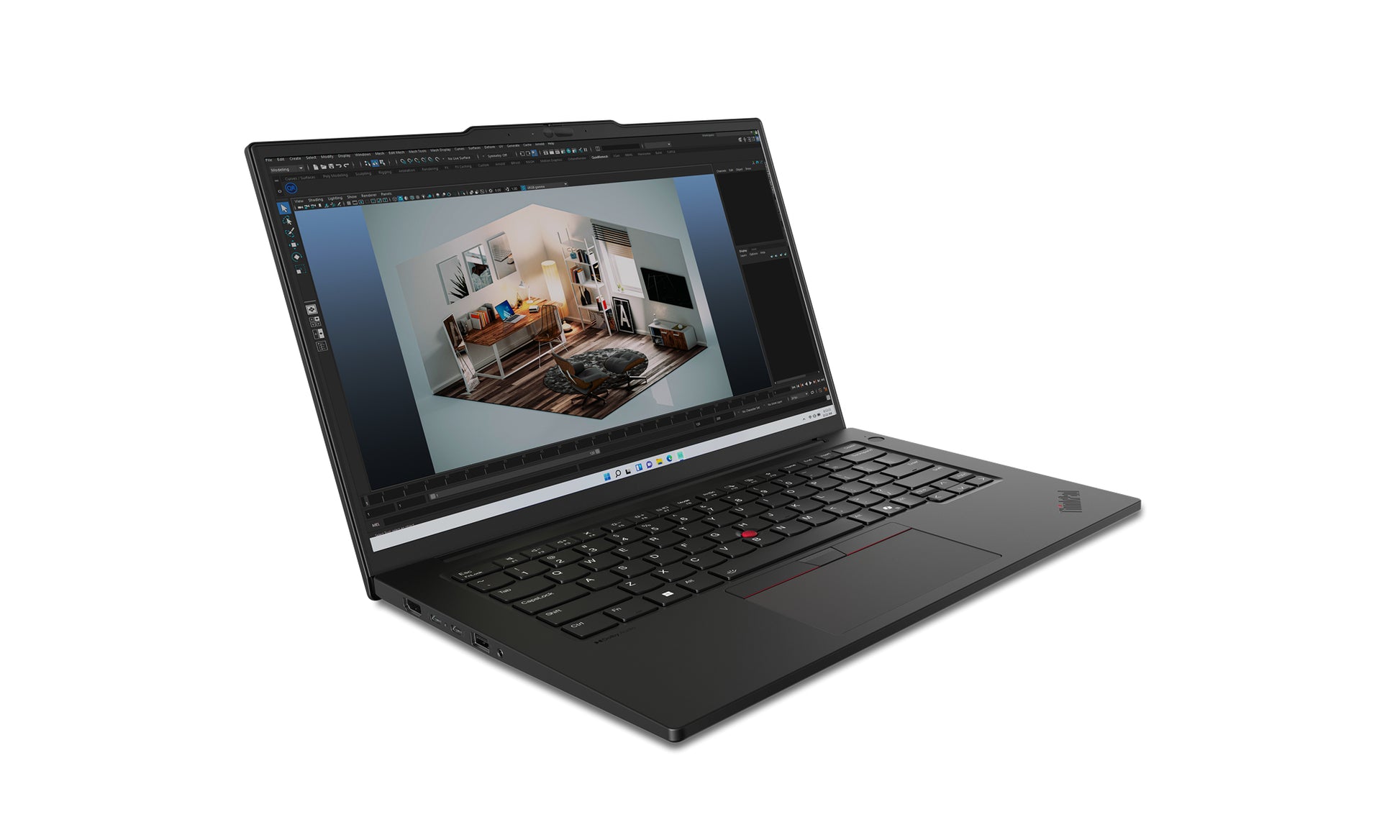 Lenovo ThinkPad P14s Gen 5 (Intel) Intel Core Ultra 5 135H Laptop 14.5" WUXGA 32 GB DDR5-SDRAM 1 TB SSD NVIDIA RTX 500 Ada Wi-Fi 6E (802.11ax) Windows 11 Pro English Black