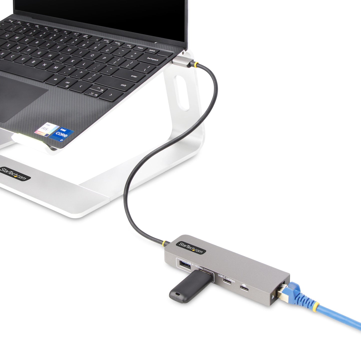 StarTech.com 10G2A1C25EPD-USB-HUB laptop dock/port replicator Wired USB 3.2 Gen 2 (3.1 Gen 2) Type-C Gray