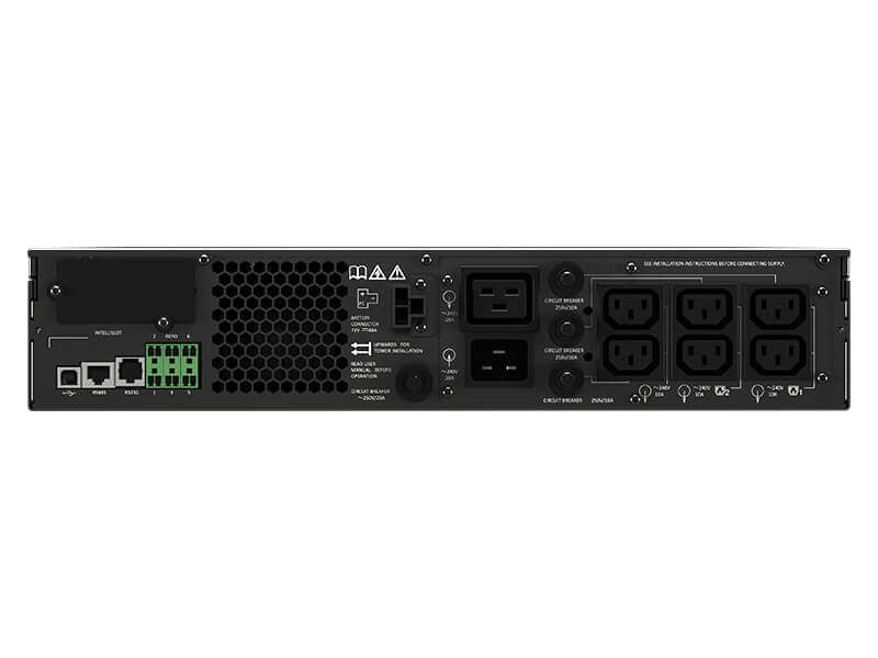 Vertiv Liebert GXT5-3000IRT2UXL uninterruptible power supply (UPS) Double-conversion (Online) 3 kVA 3000 W 7 AC outlet(s)