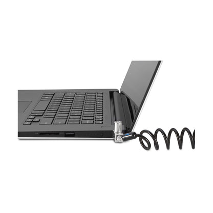Kensington Slim N17 2.0 Portable Keyed Laptop Lock for Wedge-Shaped Slots