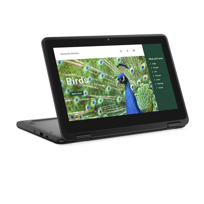 DELL Chromebook 3120 2-in-1 Intel® N N100 11.6" Touchscreen HD 4 GB LPDDR5-SDRAM 64 GB eMMC Wi-Fi 6 (802.11ax) ChromeOS Black