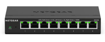 NETGEAR MS308 Unmanaged 2.5G Ethernet (100/1000/2500) Black