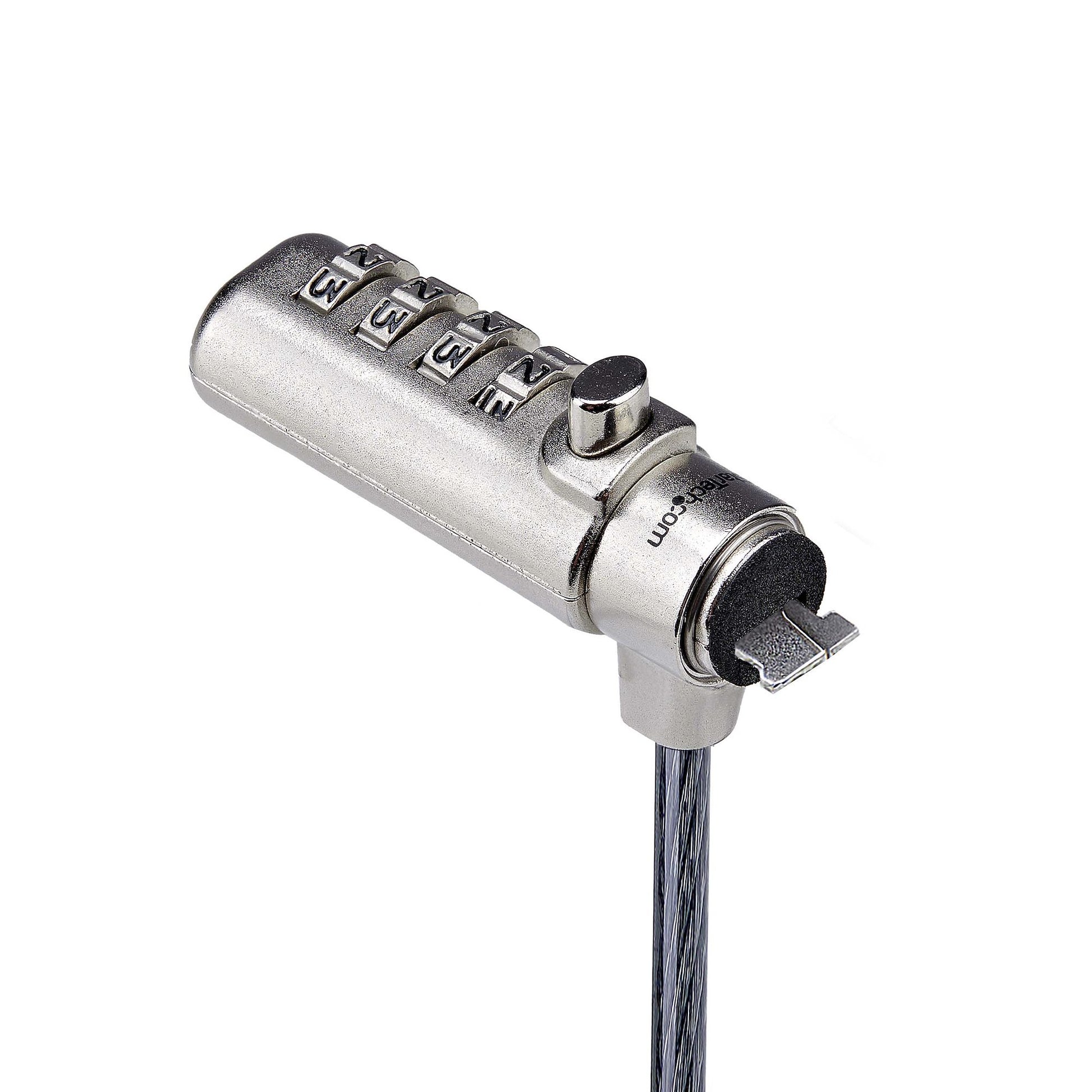 StarTech.com SSTDC4D-LAPTOP-LOCK cable lock Black, Silver 78.7" (2 m)