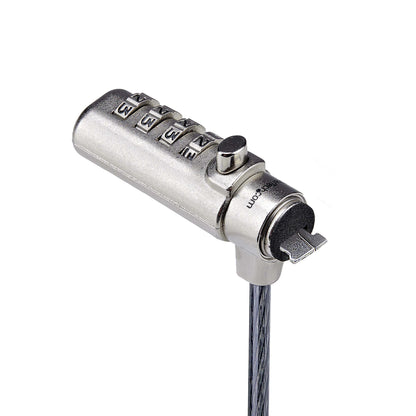StarTech.com SSTDC4D-LAPTOP-LOCK cable lock Black, Silver 78.7" (2 m)