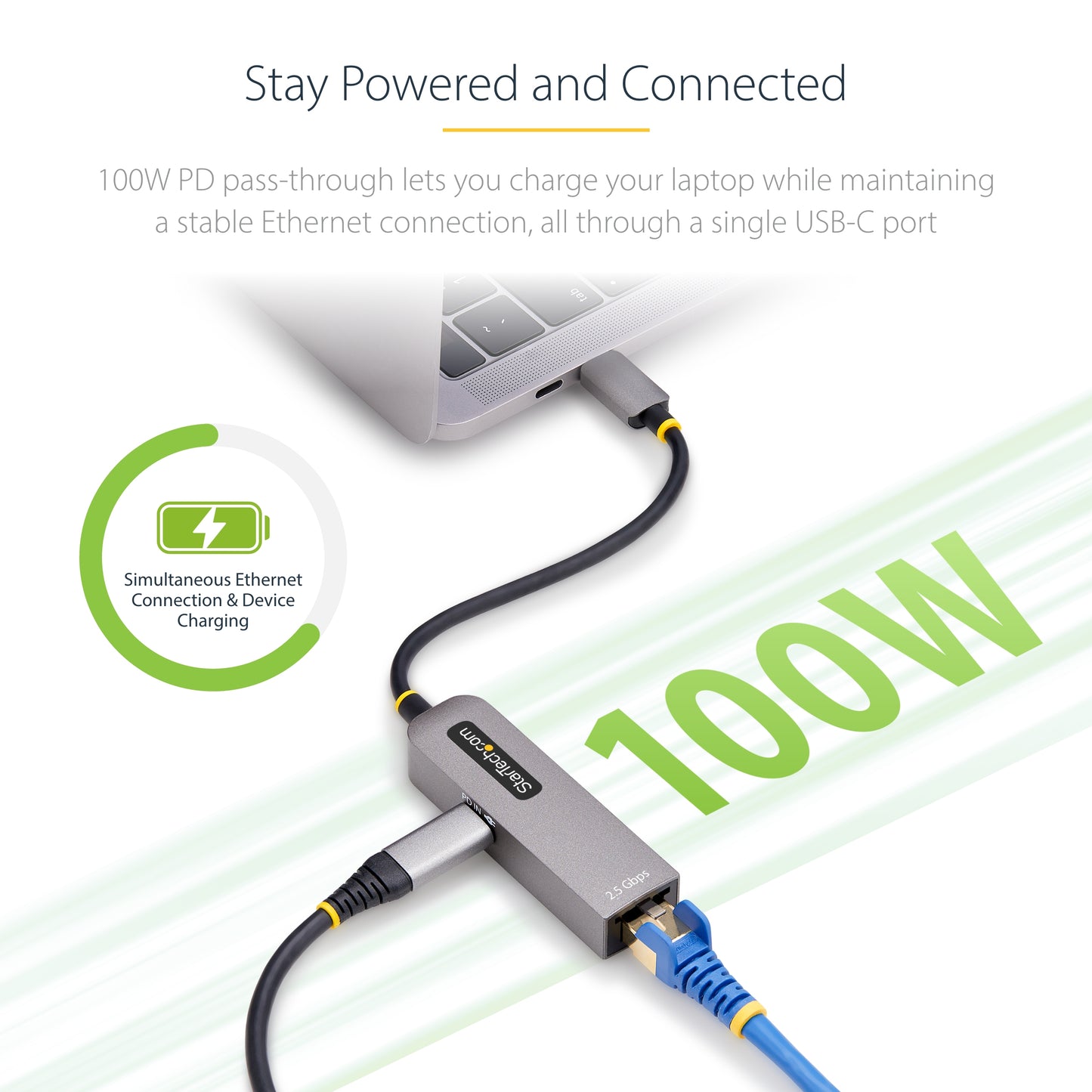 StarTech.com 2GPD3-USB-C-ETHERNET network card 5000 Mbit/s