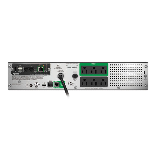 APC SMT750RM2UCNC uninterruptible power supply (UPS) Line-Interactive 0.75 kVA 0.4 W 6 AC outlet(s)