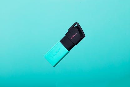Kingston Technology DataTraveler Exodia M USB flash drive 256 GB USB Type-A 3.2 Gen 1 (3.1 Gen 1) Black, Turquoise