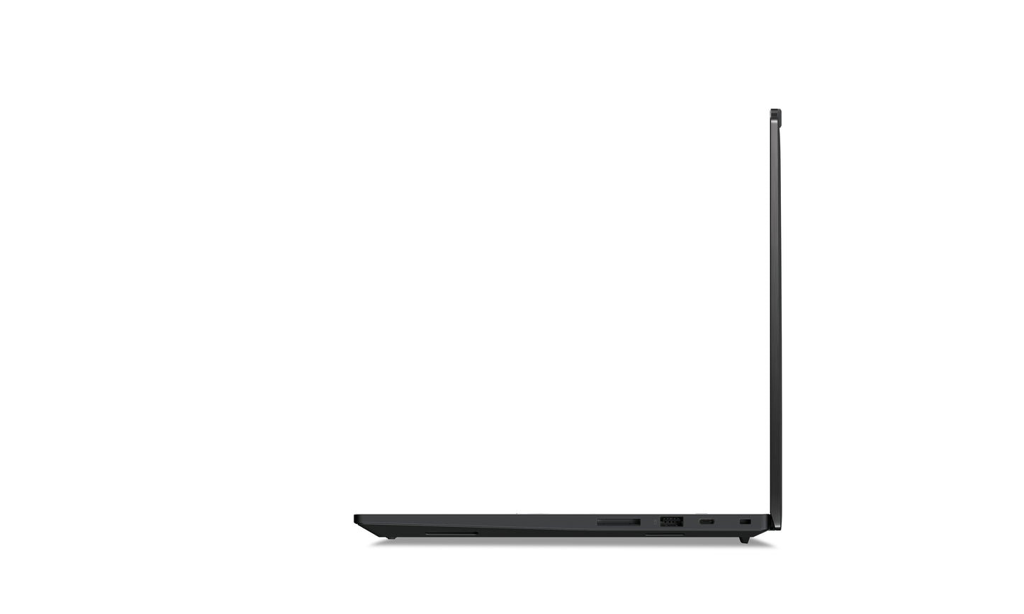 Lenovo ThinkPad P1 Gen 7 Intel Core Ultra 9 185H Mobile workstation 16" WQXGA 32 GB LPDDR5x-SDRAM 1 TB SSD NVIDIA RTX 2000 Ada Wi-Fi 7 (802.11be) Windows 11 Pro English Black