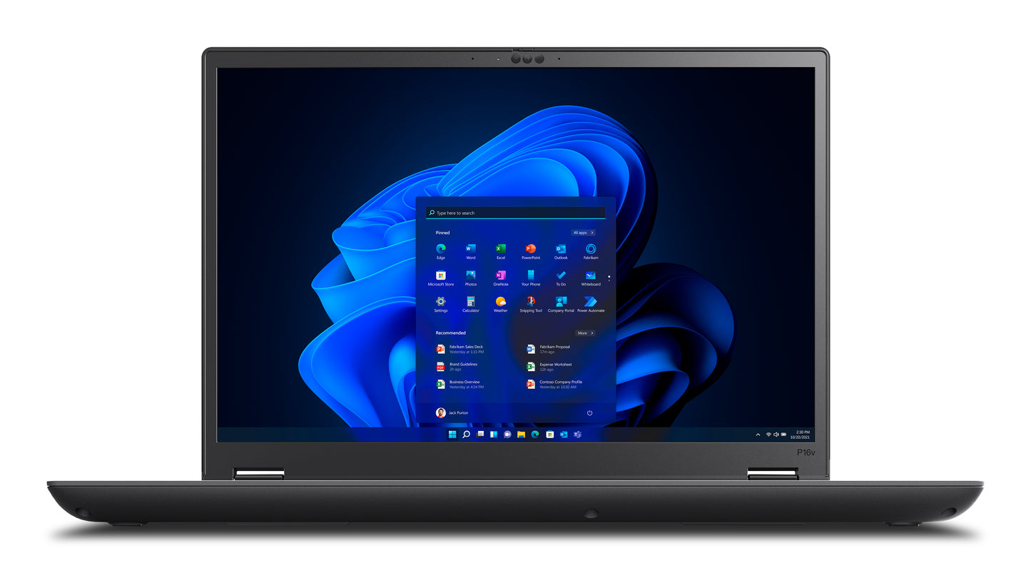 Lenovo ThinkPad P16v Gen 2 (Intel) Intel Core Ultra 9 185H Mobile workstation 16" WUXGA 32 GB DDR5-SDRAM 1 TB SSD NVIDIA RTX 3000 Ada Wi-Fi 6E (802.11ax) Windows 11 Pro German Black
