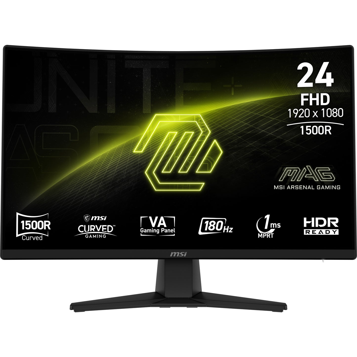 MSI MAG 242C computer monitor 23.6" 1920 x 1080 pixels Full HD LCD Black