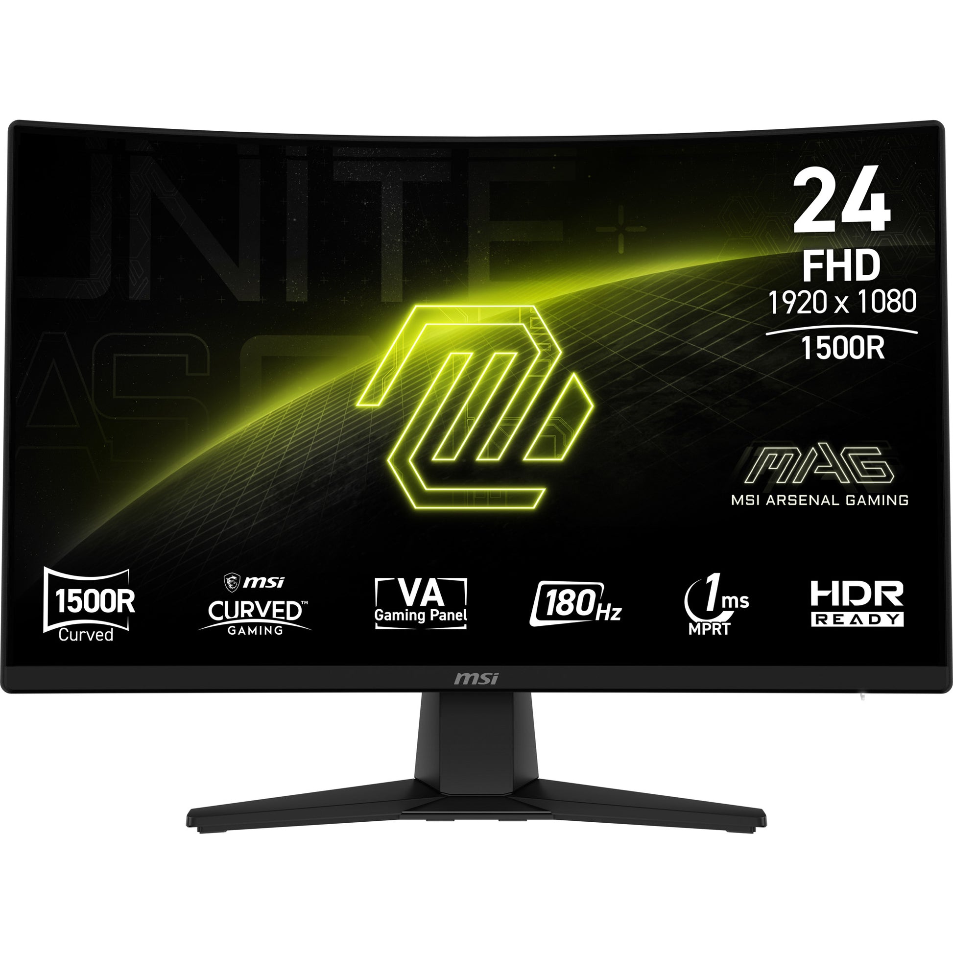 MSI MAG 242C computer monitor 23.6" 1920 x 1080 pixels Full HD LCD Black