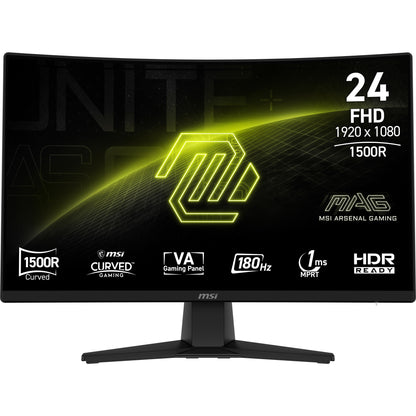MSI MAG 242C computer monitor 23.6" 1920 x 1080 pixels Full HD LCD Black