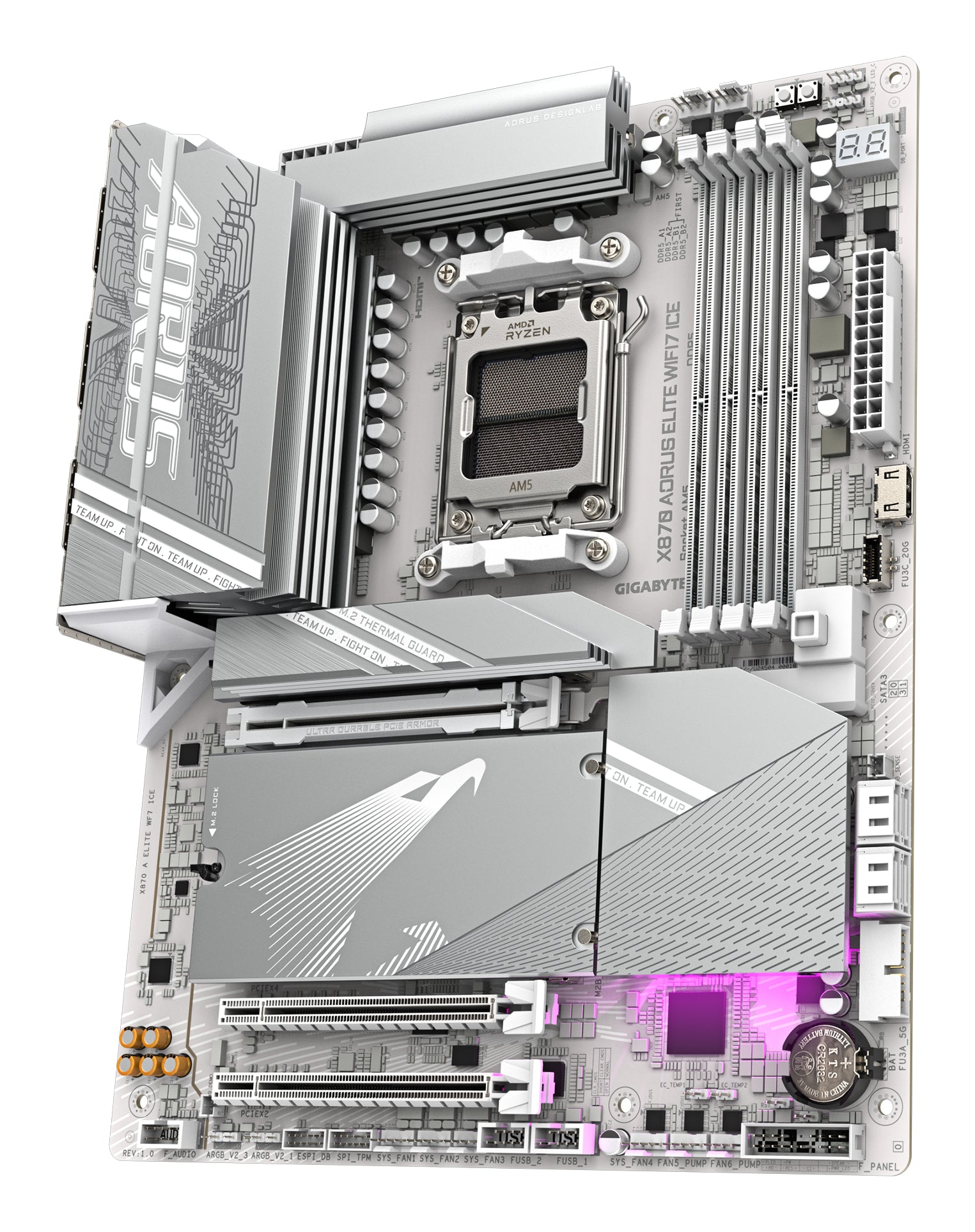 GIGABYTE X870 AORUS ELITE WIFI7 ICE AMD X870 Socket AM5 ATX