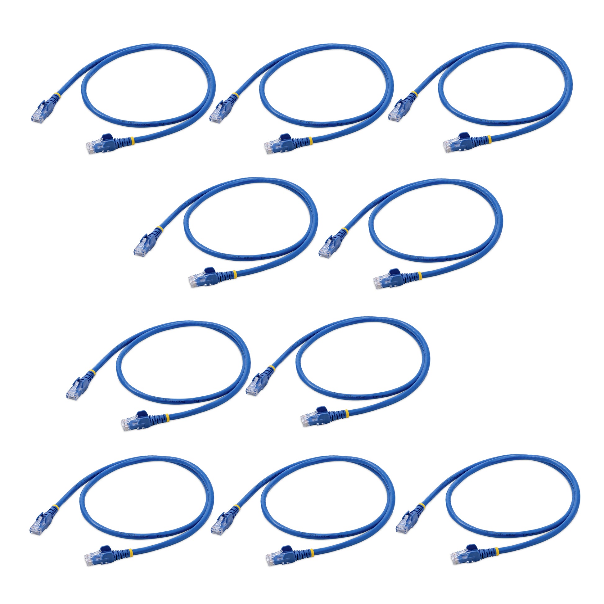 StarTech.com N6PATCH3BL10PK networking cable Blue 35.4" (0.9 m) Cat6 U/UTP (UTP)