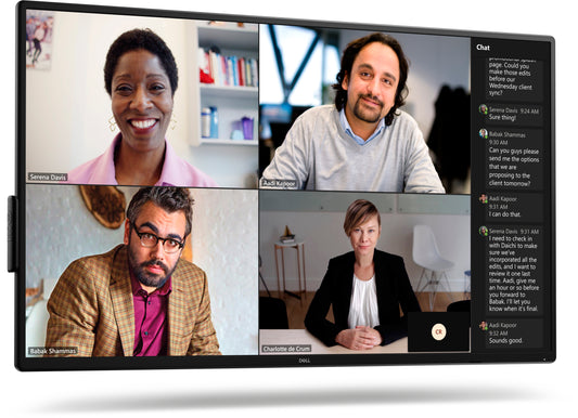 DELL P5525QC Digital signage flat panel 54.64" LCD 400 cd/m² 4K Ultra HD Black