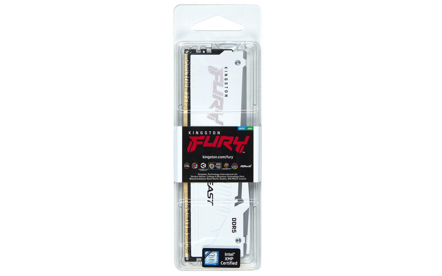 Kingston Technology FURY Beast RGB memory module 32 GB 1 x 32 GB DDR5 6400 MT/s ECC