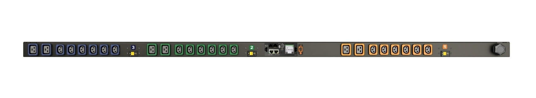 Vertiv Geist MN05M8W1-24PH68-6PS6D0A10-S power distribution unit (PDU) 24 AC outlet(s) Black