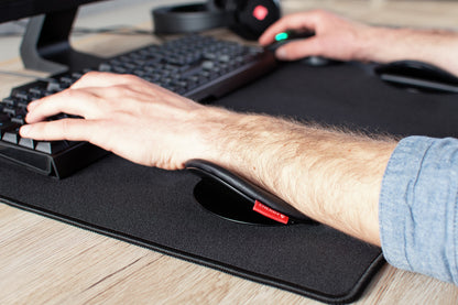 CHERRY SLIDEPAD ERGO wrist rest Black