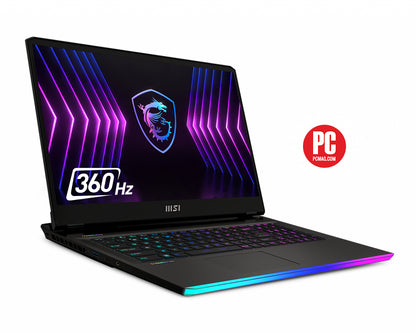 MSI Raider GE77HX 12UHS-083 Intel® Core™ i7 i7-12800HX Laptop 17.3" Full HD 16 GB DDR5-SDRAM 1 TB SSD NVIDIA GeForce RTX 3080 Ti Wi-Fi 6E (802.11ax) Windows 11 Home Gray