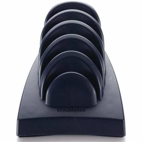 Kensington  Document Holder, w/5 Slots, Plastic, 3-1/2"x3-1/2", Blue
