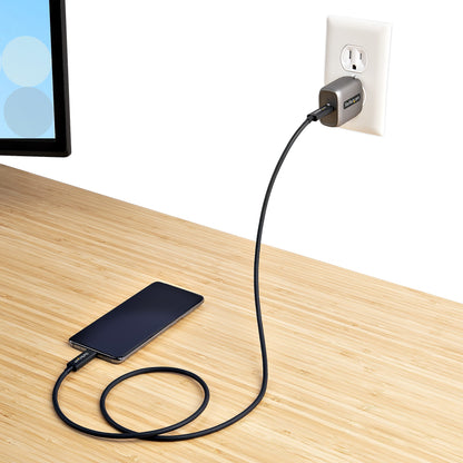 StarTech.com WCH1C30 mobile device charger Laptop, Smartphone, Tablet Black, Gray AC Fast charging Indoor