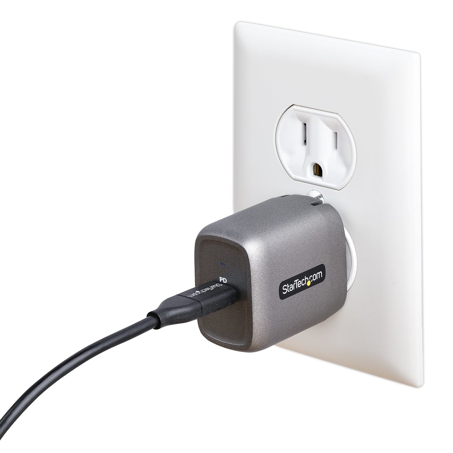 StarTech.com WCH1C30 mobile device charger Laptop, Smartphone, Tablet Black, Gray AC Fast charging Indoor