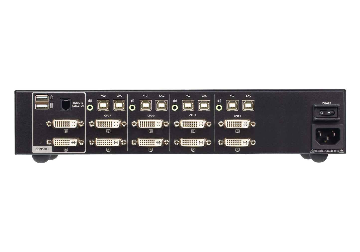 ATEN CS1144D4C KVM switch Black