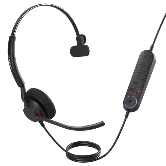 Jabra Engage 40 Headset Wired Head-band Office/Call center USB Type-A Black