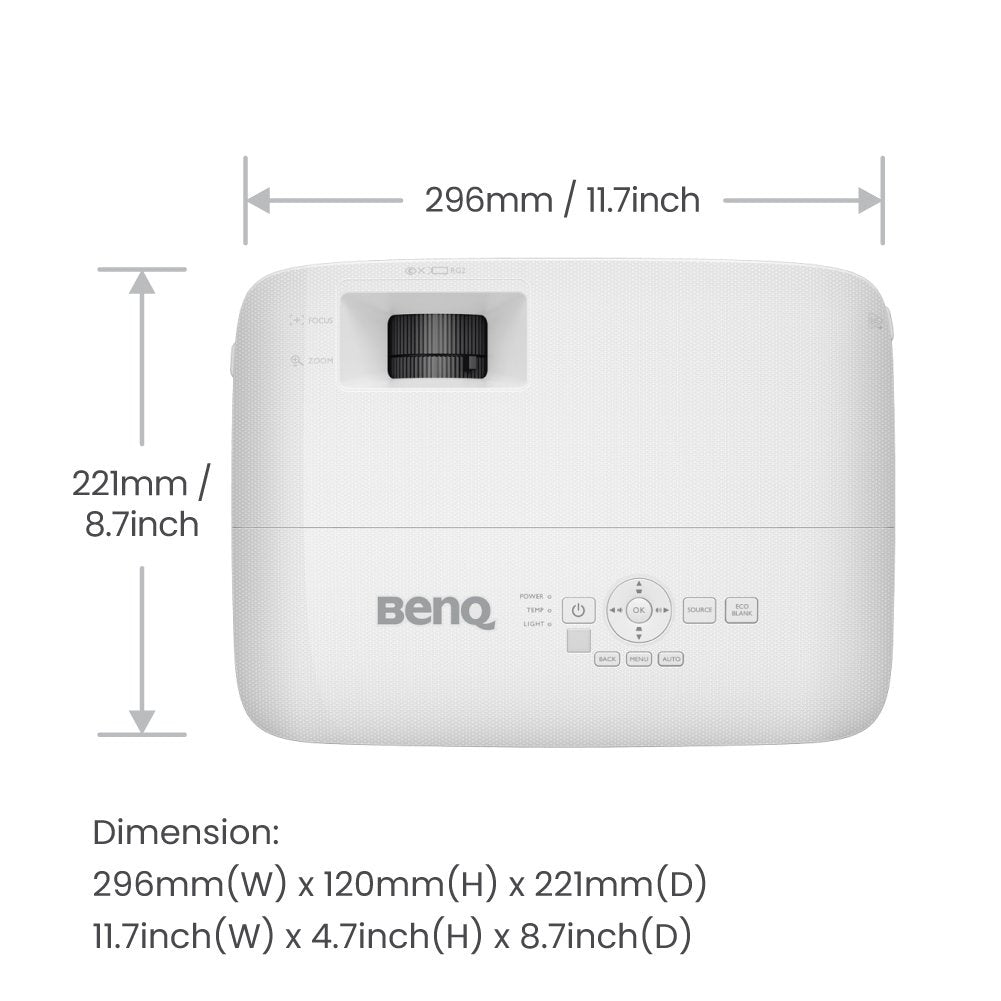 BenQ TH575 Standard throw projector 3800 ANSI lumens DLP 1080p (1920x1080) 3D White