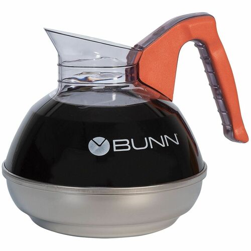 Bunn  12-Cup Unbreakable Decanter, Decaf, Orange Handle