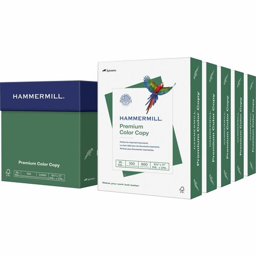Hammermill  Copy Paper,Color,28 lb,100GE/114ISO,8-1/2"x11",5 RM/CT,WE-HAM102450