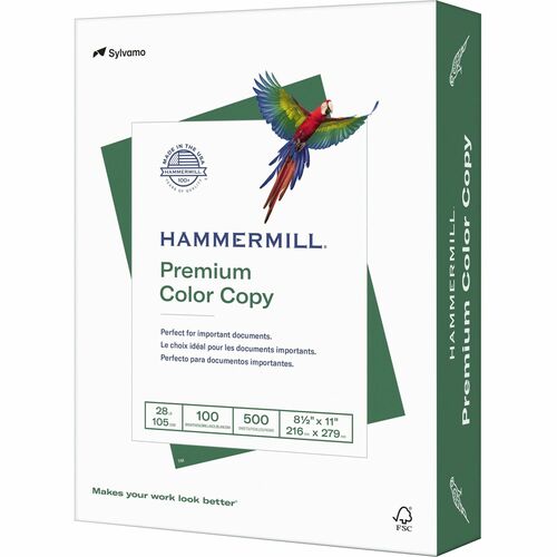 Hammermill  Copy Paper,Color,28 lb,100 GE/114 ISO,8-1/2"x11",500/RM,WE-HAM102467