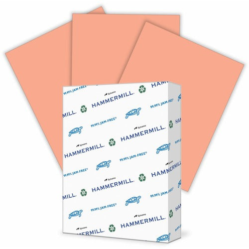 Hammermill  Copy Paper, 20 lb, 8-1/2"x11", 500/RM, Salmon-HAM103119